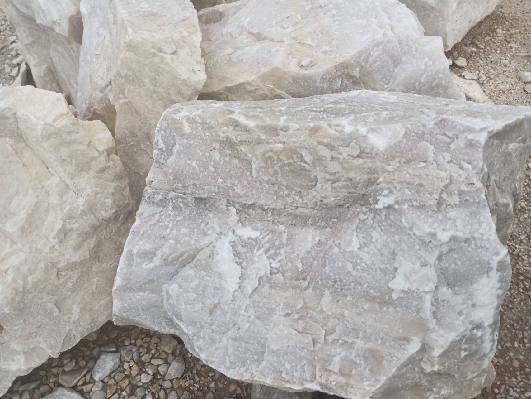 Quarry stones and aggregate products